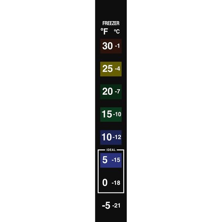 Digi-Sense Reusable Low-Temperature Labels, F, PK 10 90308-85